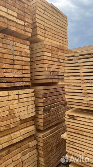 Доска обрезная 50Х200X6000мм