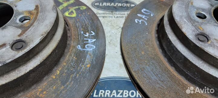 Тормоза задние комплект Range Rover 3 L322 09-12