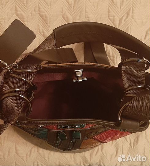 Сумка рюкзак натуральная кожа