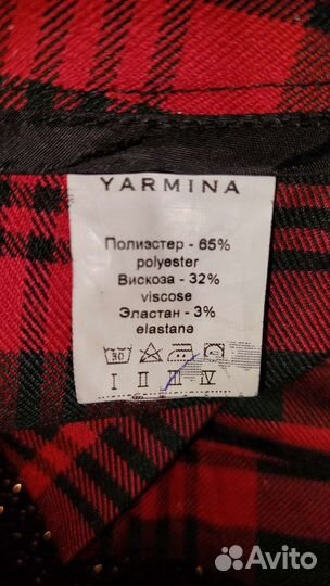 Летние женские брюки в клетку 46-48