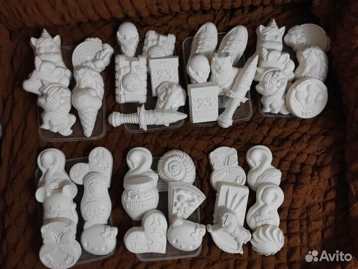 Гипсовые фигурки для росписи