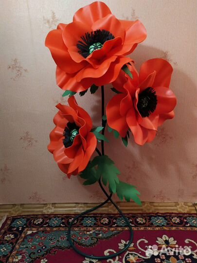 Ростовые цветы из изолона