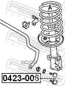 0423-008 тяга стабилизатора galant E5#,E7# 0423008