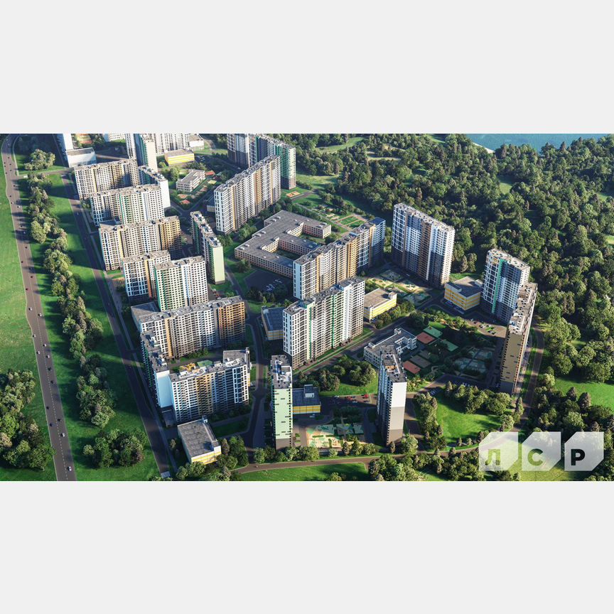 2-к. квартира, 54,4 м², 5/21 эт.