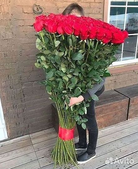 Высокие розы Букеты с доставкой