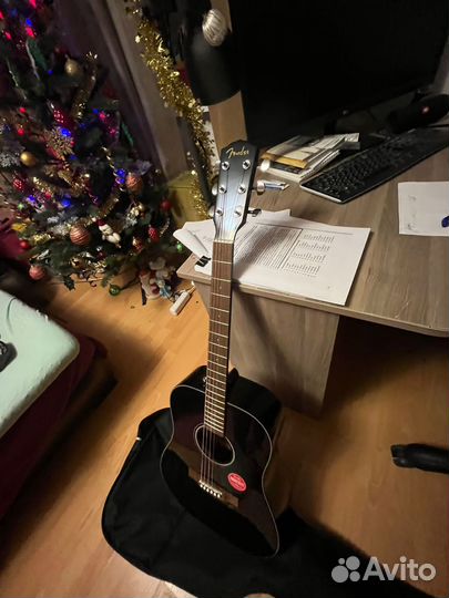 Гитара Fender CD-60S BLK Classic design