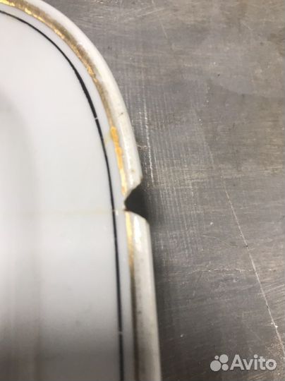 Блюдо фаянс СССР