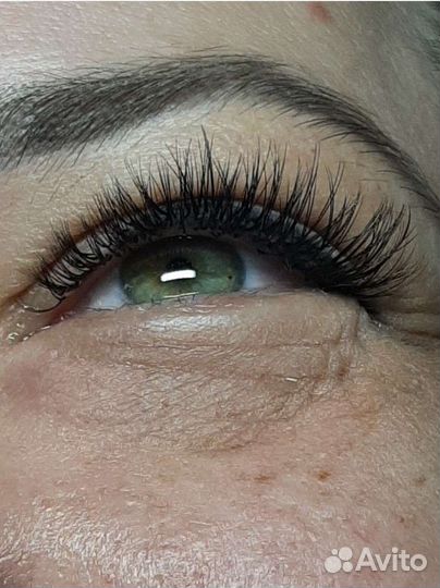 Наращивание ресниц на дому