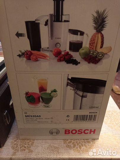 Новая соковыжималка Bosch MES2. /MES3