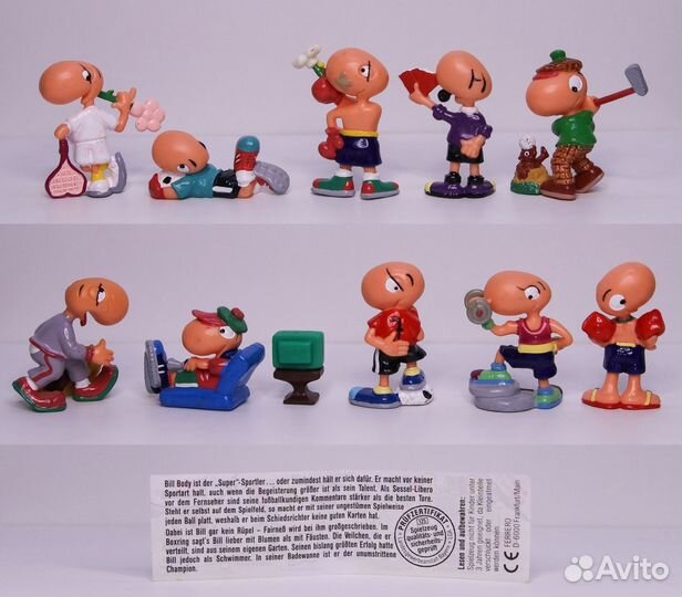 Муравьи - спортсмены 1993 г. Киндер Сюрприз