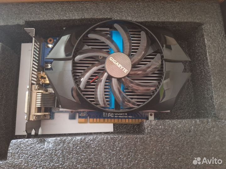 Видеокарта gigabyte geforcegtx 650 1 Гб gddr5