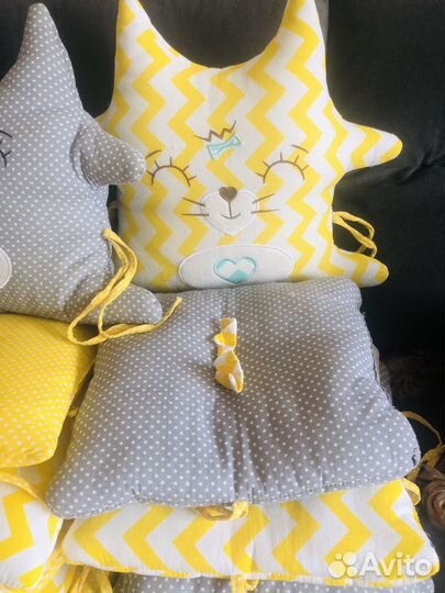 Бортики на детскую кроватку