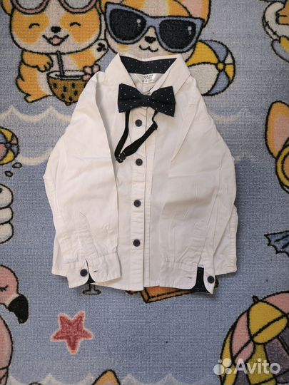 Белая рубашка для мальчика