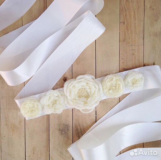 Пояс с цветами