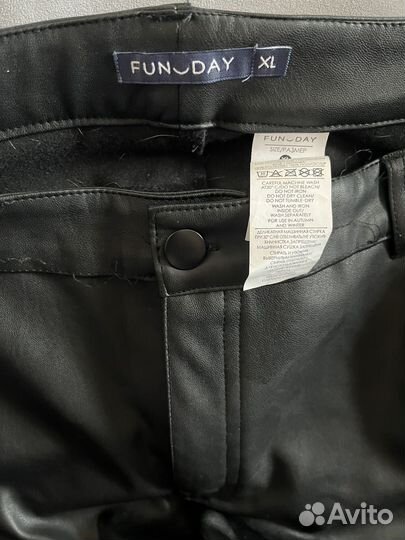 Брюки кожаные