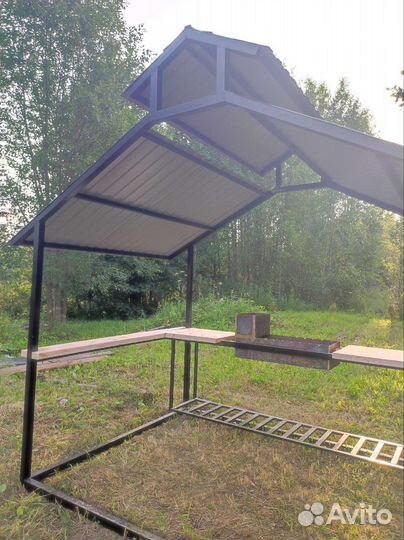 Мангальная зона барбекю, мангал, гриль, коптилка