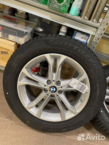 Оригинальные зимние колеса R18 на BMW X3 X4