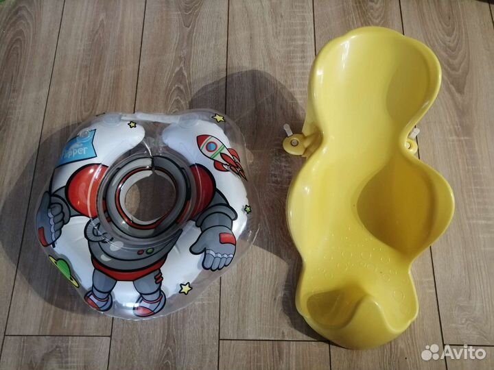 Круг и горка для купания