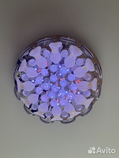 Люстра потолочная хрустальная