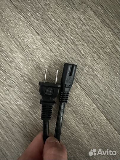 Кабель питания 220V 1.0м, C7- 2-pin, 2x0.75