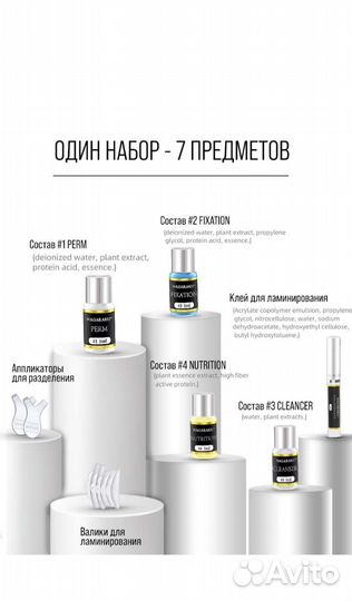 Набор для ламинирования ресниц и бровей