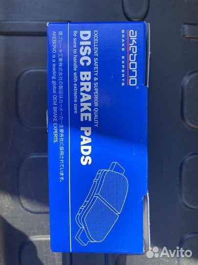 Тормозные колодки toyota Prius