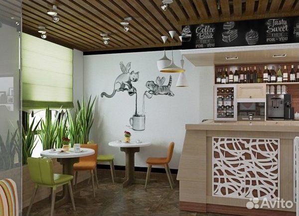 Кофейня в холле бизнес-центра