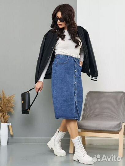 Джинсовая юбка