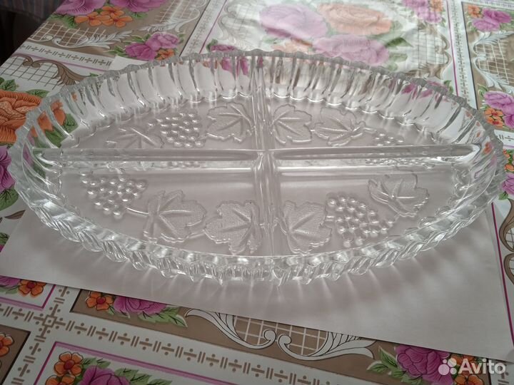 Менажница стеклянная