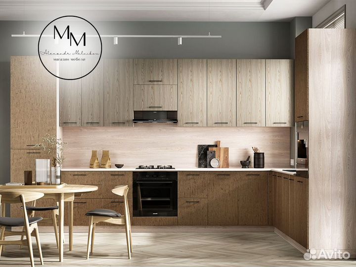 Кухня в потолок