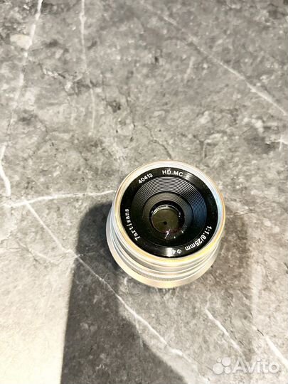 Объектив 7artisans 25mm 1.8 для M43 mount