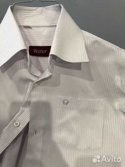 Рубашка белая 122-128