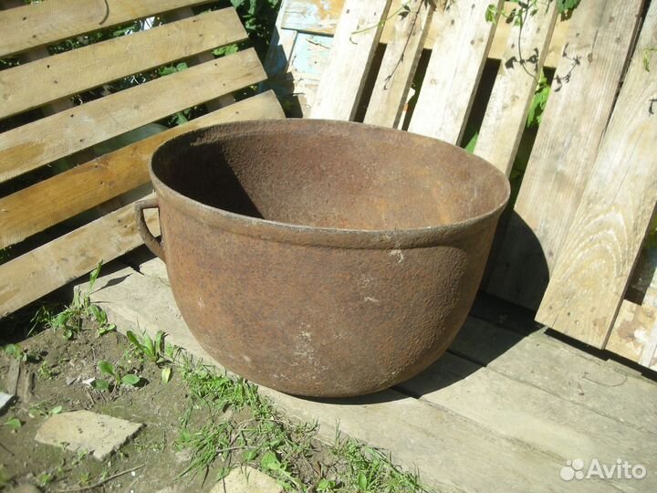 Казан 40 алюминиевый 70 литров чугунный СССР