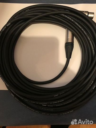 Микрофонный кабель Klotz 10 м XLR male to female
