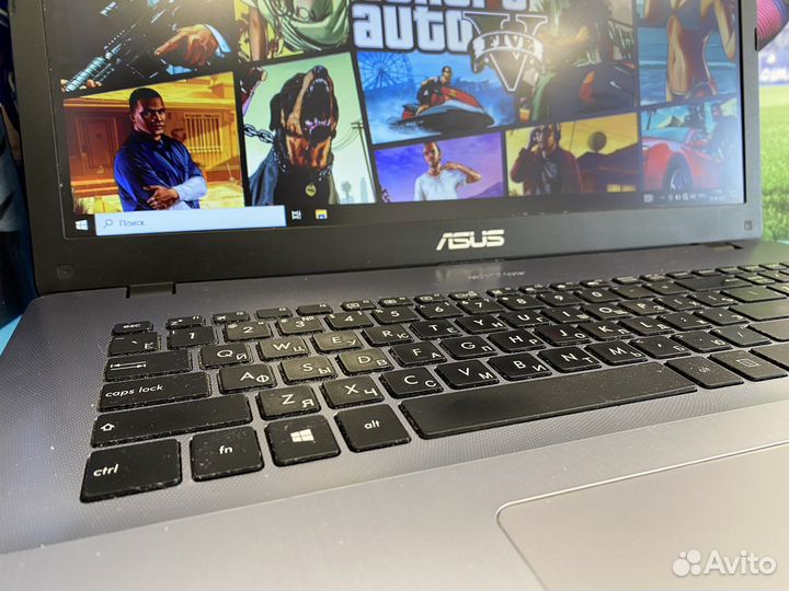 Большой Мощный Ноутбук Asus 4 ядра/8gb/1TB/17.3