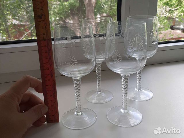 Хрустальные стаканы, фужеры, стаканы, кружка СССР