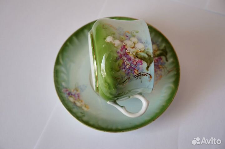 Редкие антикварные Кофейные пары Кузнецов