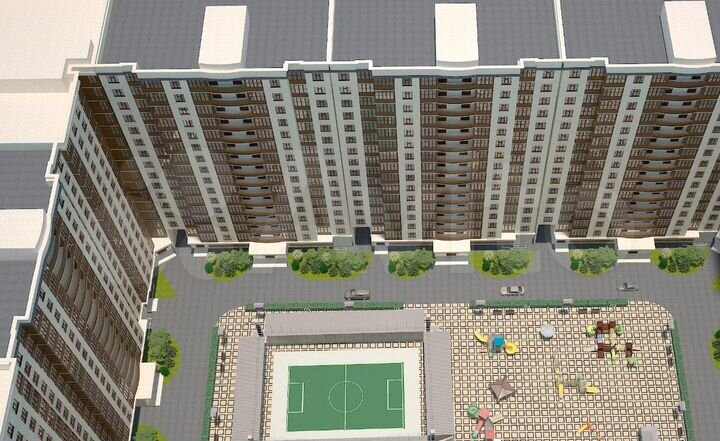 2-к. квартира, 75 м², 5/16 эт.