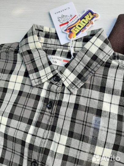 Новая рубашка 128 см