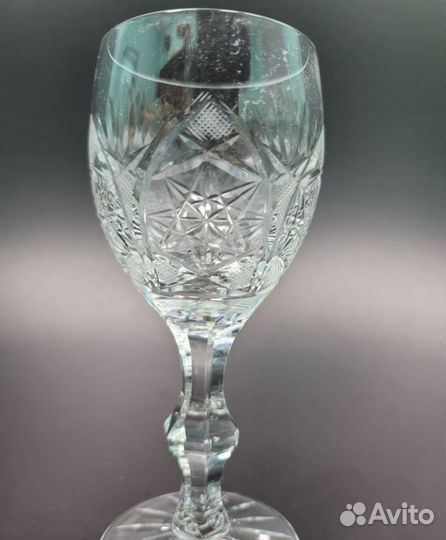 Хрустальные фужеры Lead crystal Чехословакия