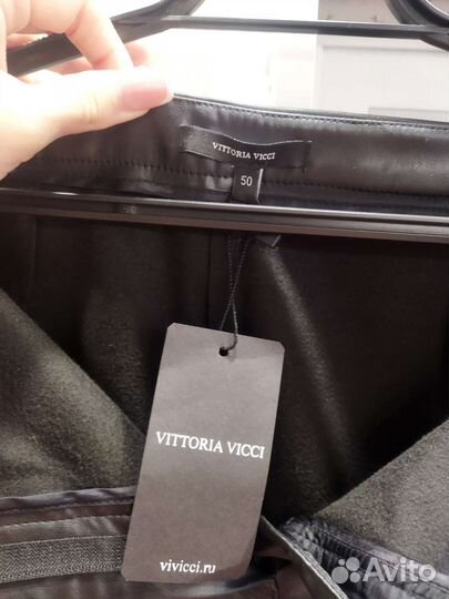 Брюки экокожа