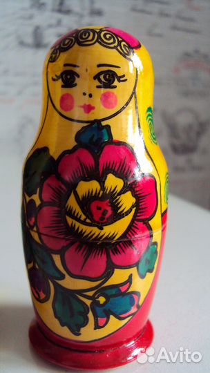 Матрёшка СССР, деревянные игрушки