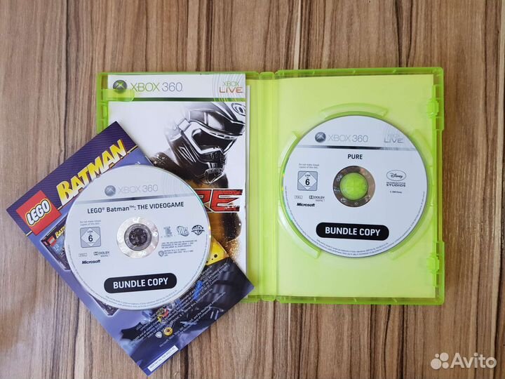 Xbox 360. Lego Batman + Pure. Лицензия