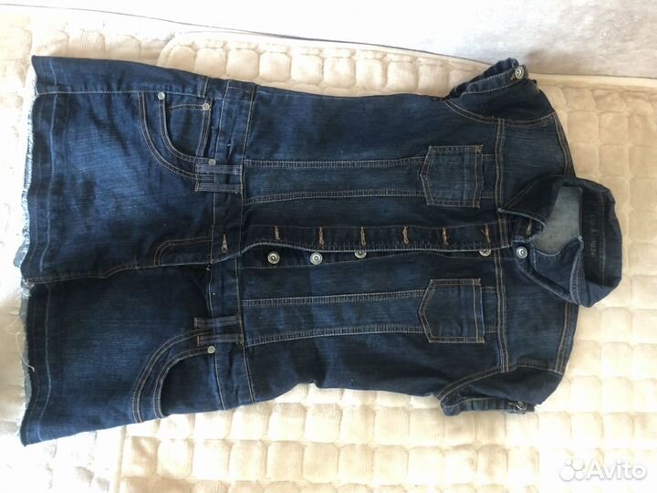 Джинсовое платье