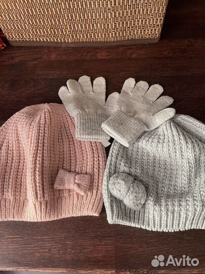 Береты/ шапки легкие, весна h&m 92/104