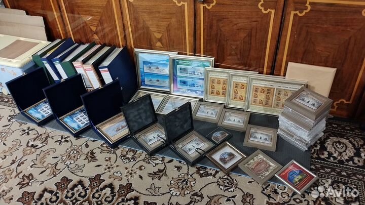 Огромная коллекция: марки,листы,буклеты 1858-2017