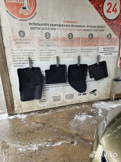 Эва коврики с буртом toyota corolla e150