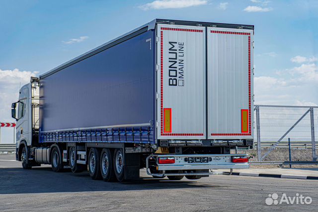 Полуприцеп шторный Bonum 914296-04, 2024