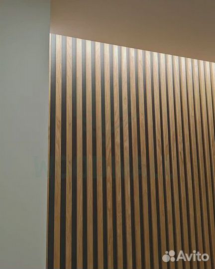 Интерьерные рейки баффели для стен 25 шт