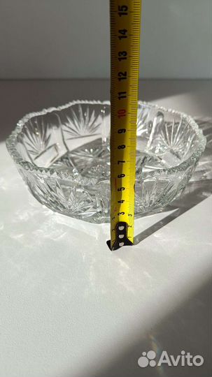 Хрустальный салатник СССР